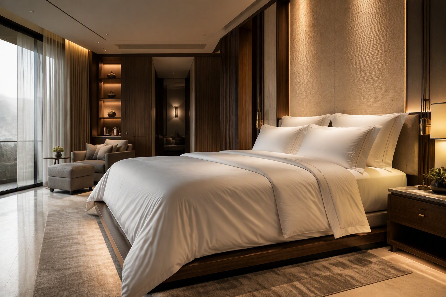 Hotel bed linen